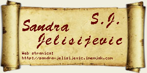 Sandra Jelisijević vizit kartica